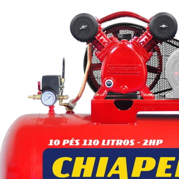 Compressor de Ar Red Média Pressão 10 Pés 110 Litros sem Motor